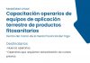 //Finalizado// Capacitación operarios de equipos de aplicación terrestre de productos fitosanitarios