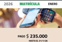 PAGO MATRÍCULA 2026