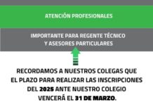 REINSCRIPCIÓN ANUAL PARA REGENTES Y ASESORES TÉCNICOS