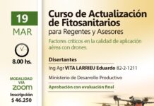 Curso de Actualización de Fitosanitarios para Regentes y Asesores – 19 de Marzo