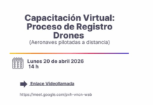 Capacitación Virtual: proceso de registro de drones
