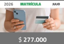 Pago Matrícula Profesional JULIO 2026