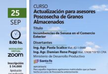 ¡Atención Matriculados! Curso de Actualización para Asesores: Poscosecha de Granos Almacenados