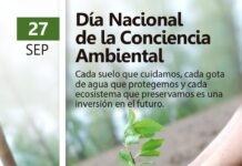 27 de septiembre | Dia Nacional de la Conciencia Ambiental.